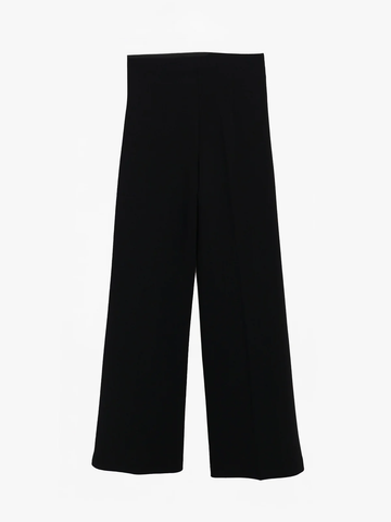 pantalone in crepe TD0449 NERO VICOLO 