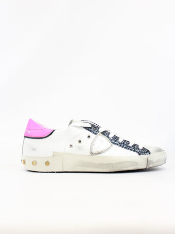 sneakers effetto used con glitter PRLD VG05 PHILIPPE MODEL 