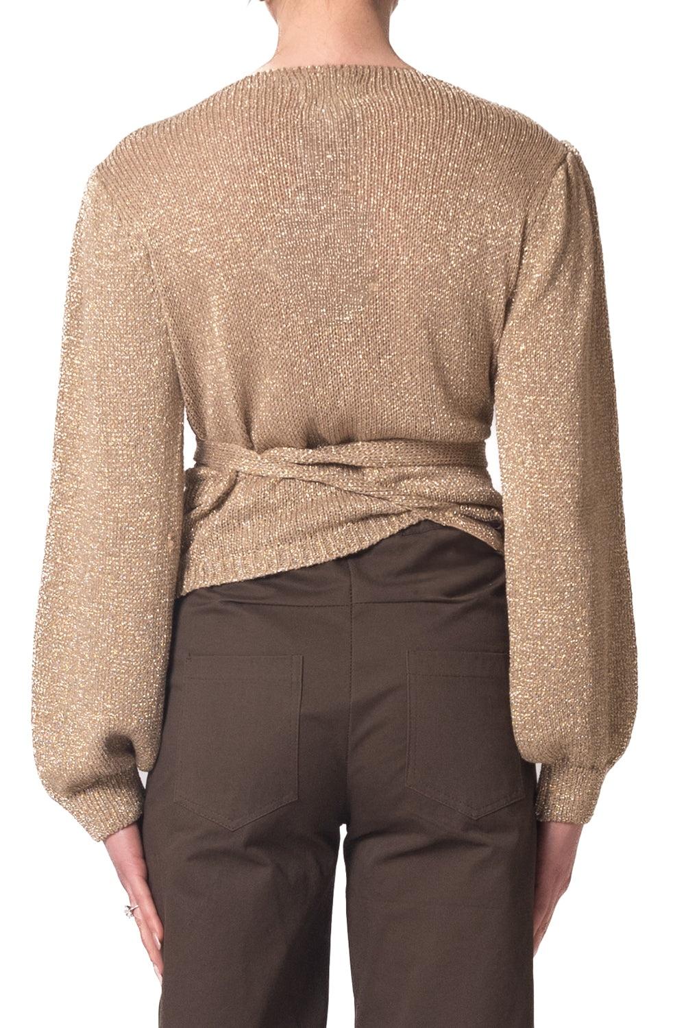 cardigan scadacuore 5AB5020 ORO VICOLO 