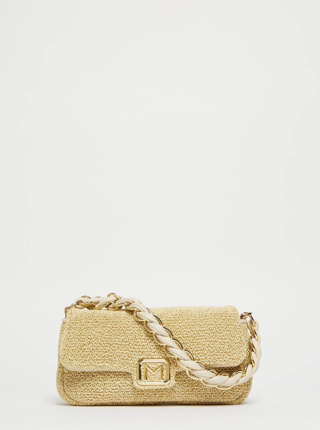 Borsa le muse effetto rafia MLAEMILY1 001 MARella ACCESSORI 