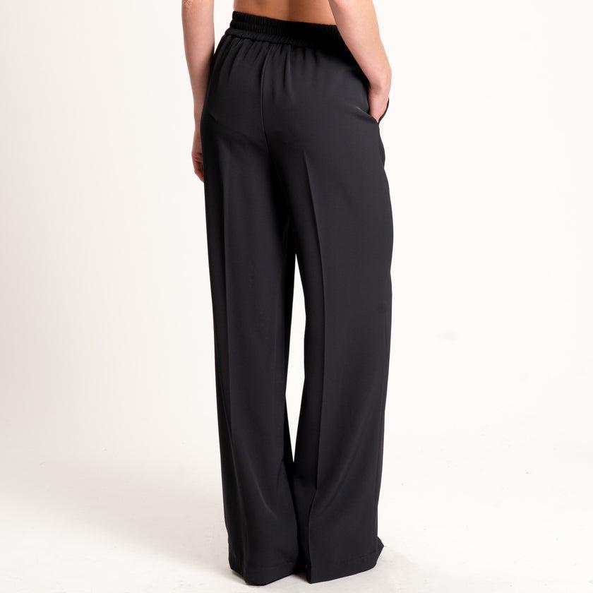 pantalone elasticizzato TF0360 NERO VICOLO 