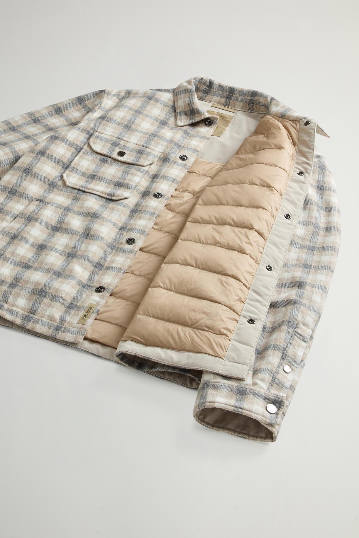 giacca a camicia alaskan check CFWOOS2018MRUT3046 8918 WOOLRICH 