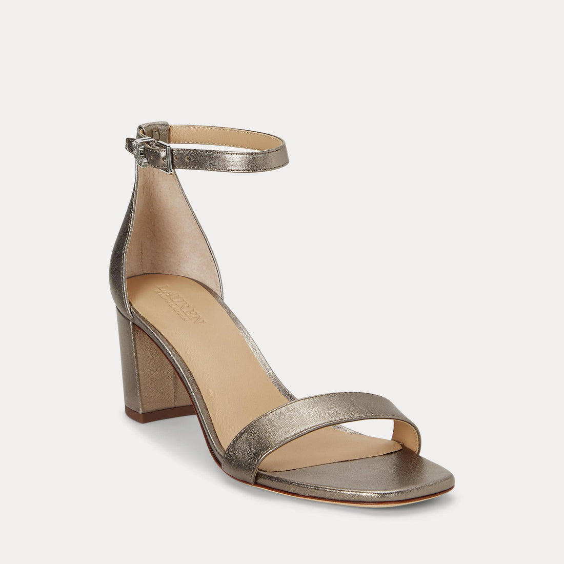 sandalo in nappa metallizzata 802-935562 003 LAUREN RALPH LAUREN 