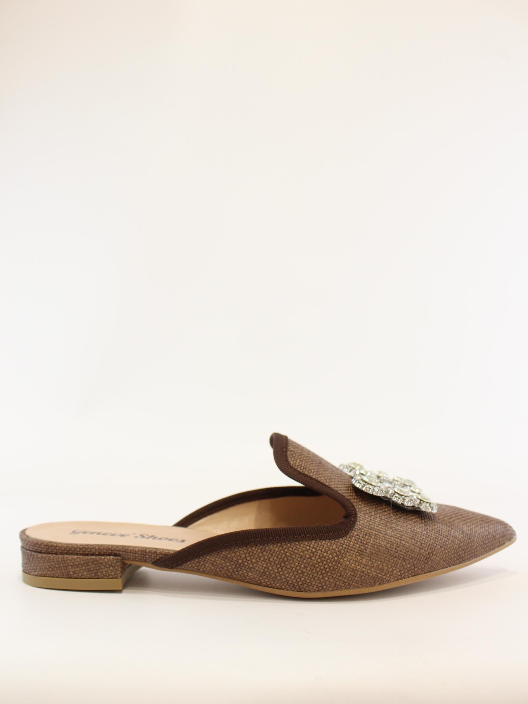 mules fireno geneve FIRENO MARRONE GENEVE 