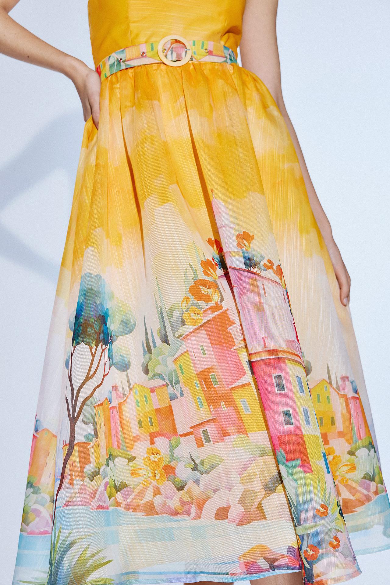 abito elegante a fantasia T4993 PRINT TWINS 