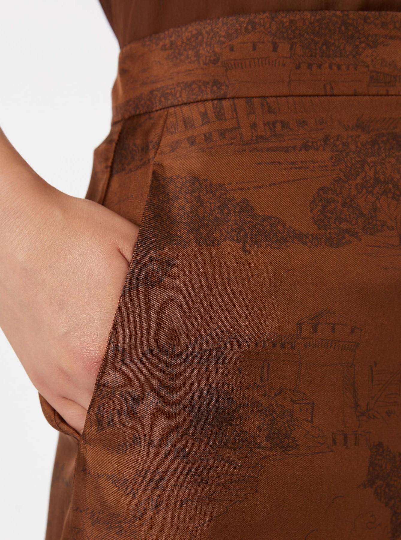 pantalone in seta stampata MSTVASAIO 004 MAXMARA STUDIO 