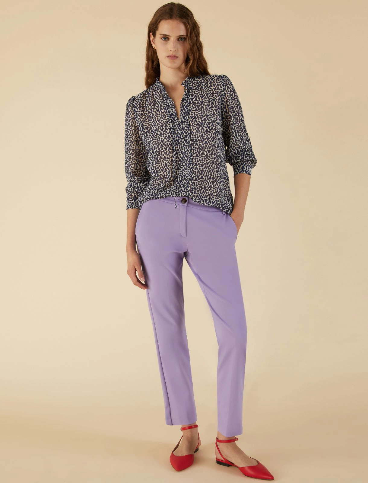 pantalone in cotone stretch VALENZA 002 EMME MARELLA 