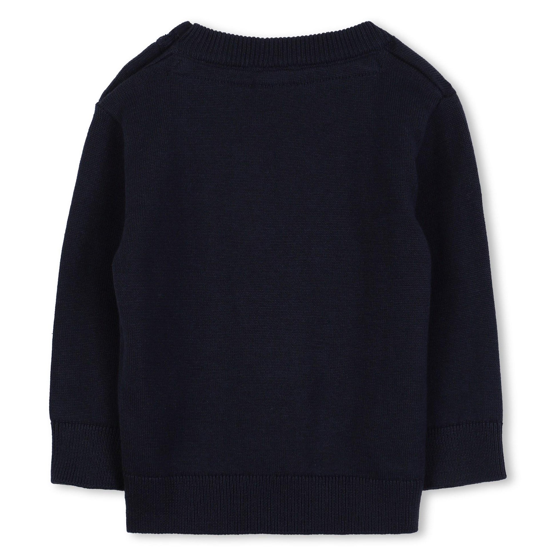 maglione con logo in tono J52455 849 BOSS 