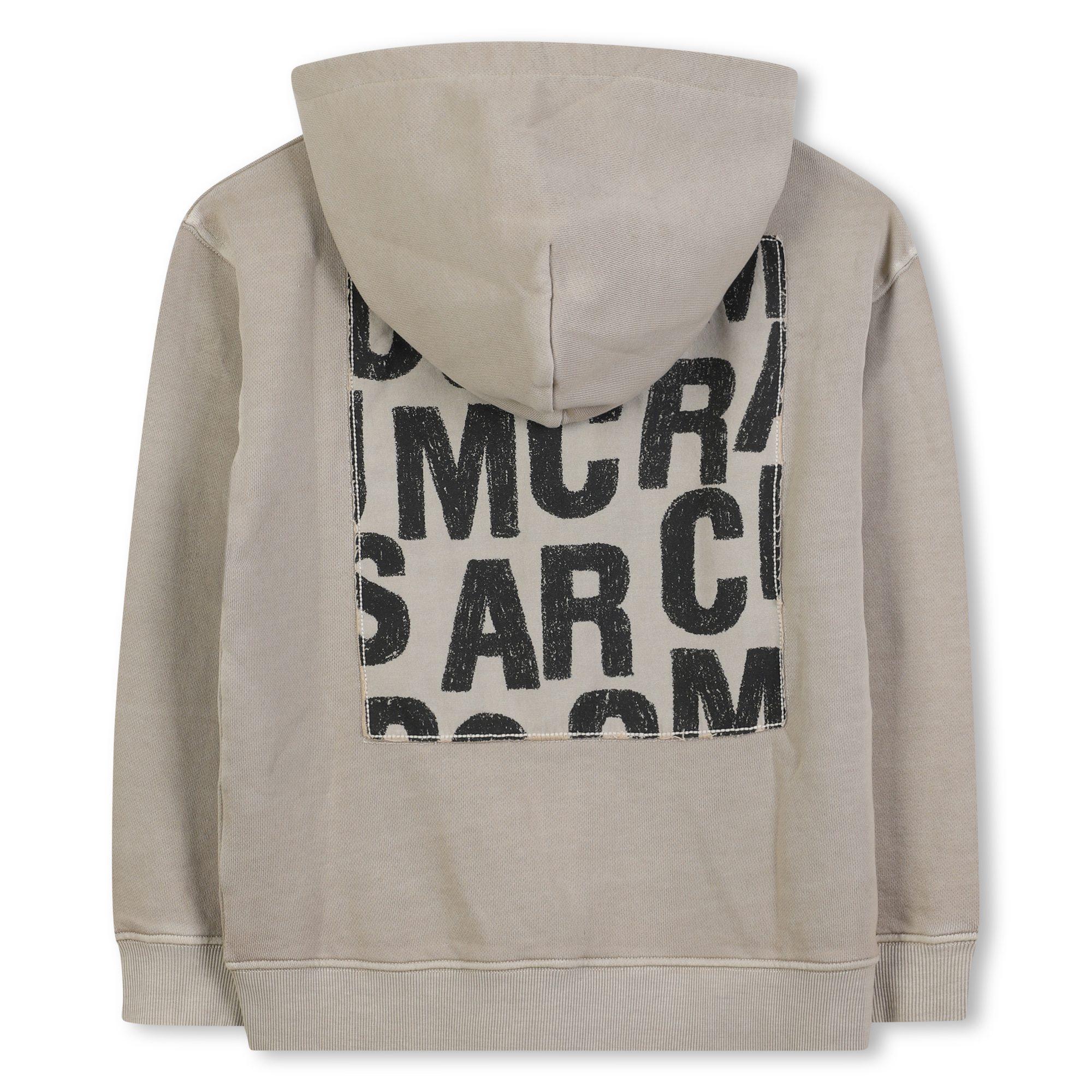 felpa full zip con cappuccio W60629 26C MARC JACOBS KIDS 