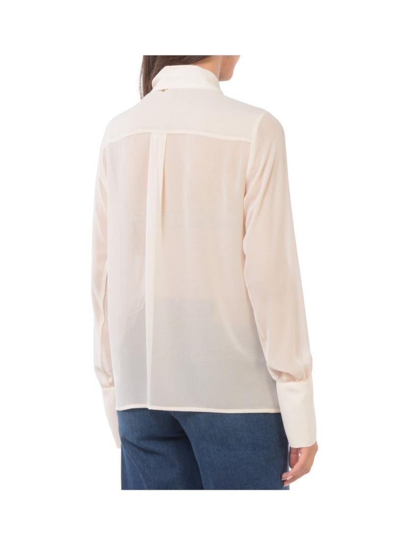 camicia con perle CF5302TS869 X0726 LIU JO BLACK 