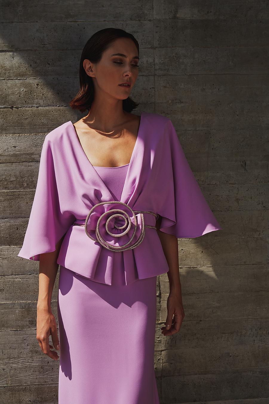 abito elegante maestri 4935 LAVANDER MAESTRI 