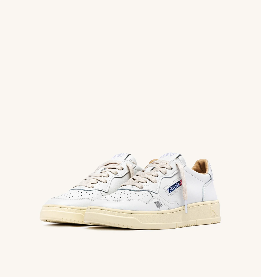 sneakers con dettagli argento AULWHP02 WHITE/SILVER AUTRY 