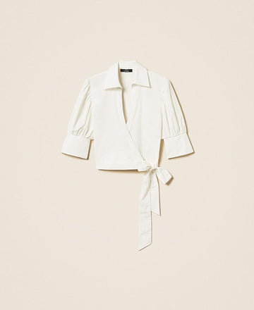 camicia a portafoglio 261AT2021 00526 TWINSET ACTITUDE 