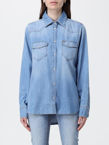 camicia in denim UA6339D4851 79054 LIU JO DENIM 