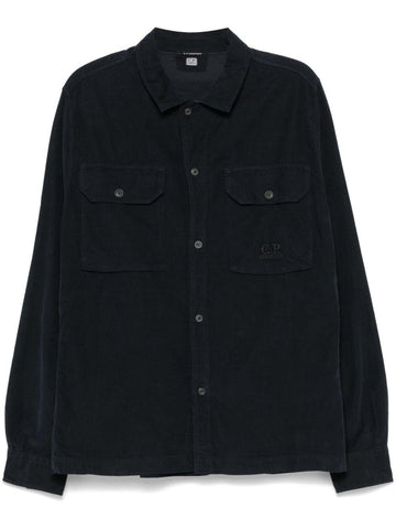 camicia abbottonata in velluto 17CMOS277A 110223G 888 CP COMPANY 