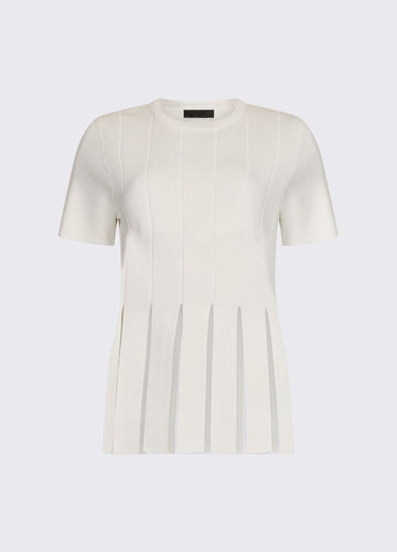 t-shirt in maglia con frange CA6110MS55N P9636 LIU JO BLACK 