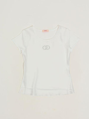t-shirt in raso liu jo junior GA6025T400A 10601 LIU JO JUNIOR 