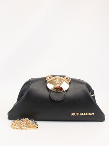 borsa the pouch orsetto 1487 BLACK RUE MADAM PARIS 