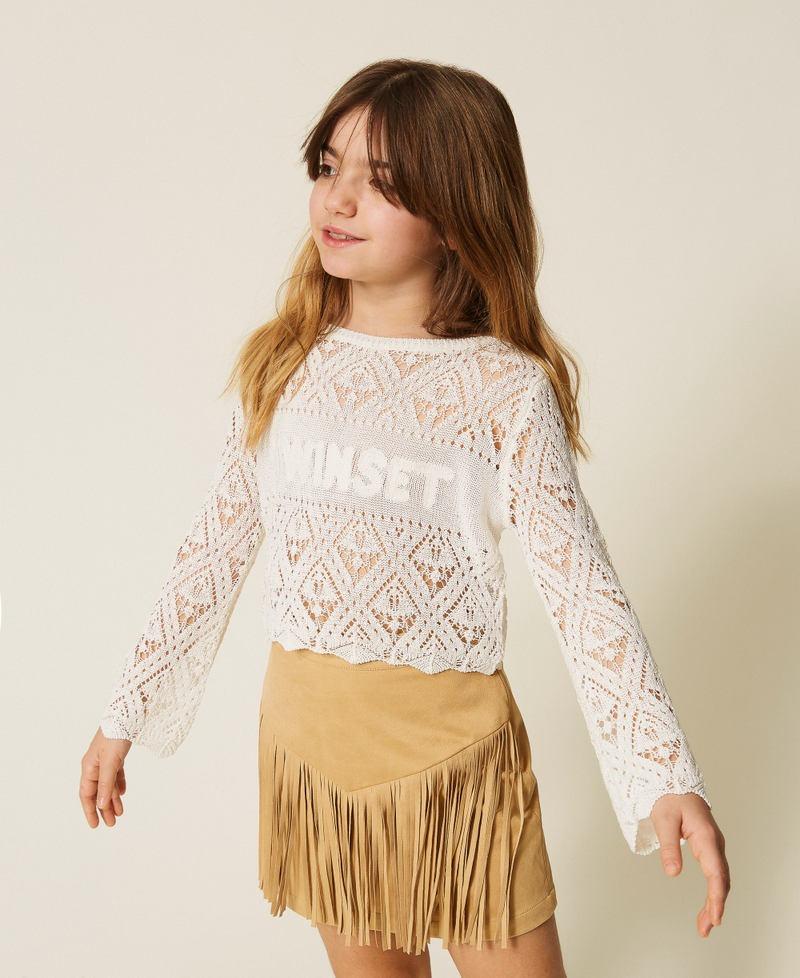 maglia a rombi 261GJ3030 12577 TWINSET GIRL 