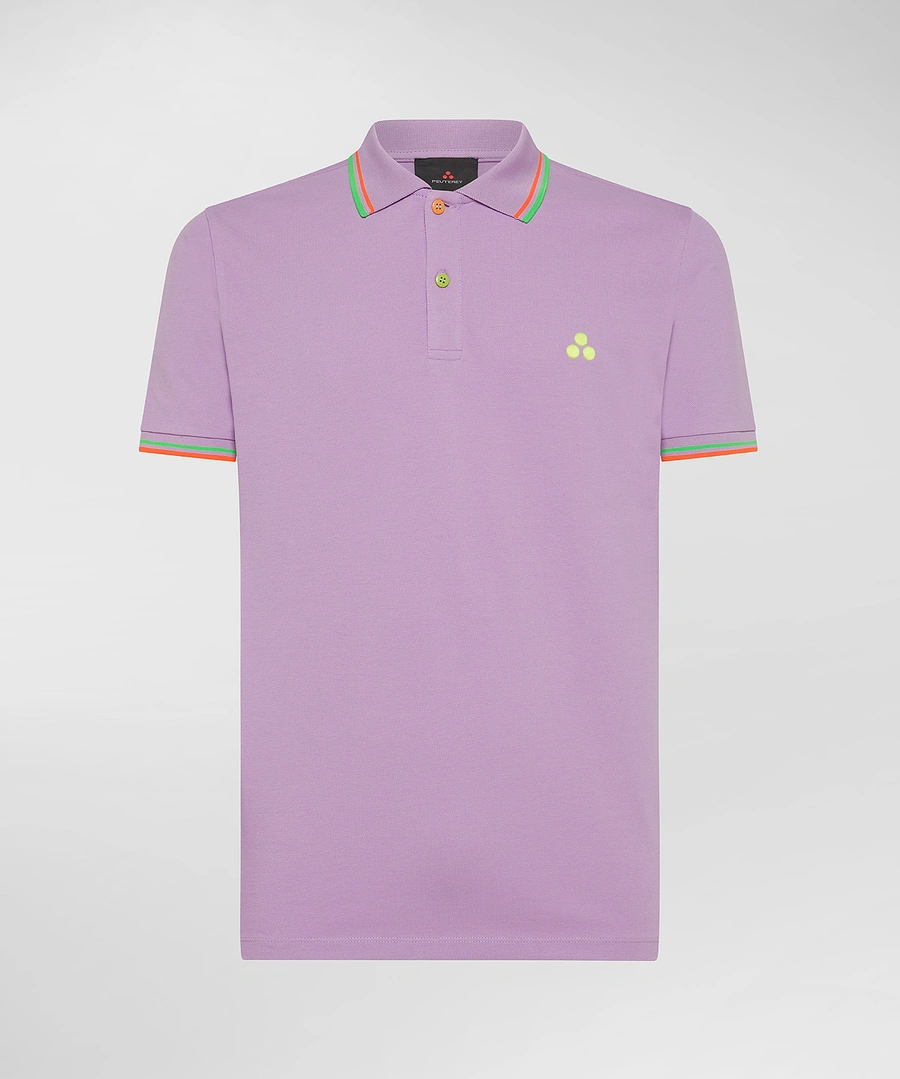 polo con contrasti fluo NEW SELANDIA STR 042 PeUTEREY 