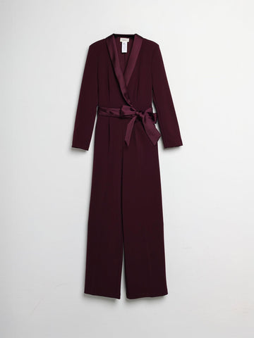 Tuta con fiocco in vita TF0357 BORDEAUX VICOLO 