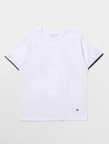 t-shirt con contrasti MR2458 B-B MANUEL RITZ KIDS 