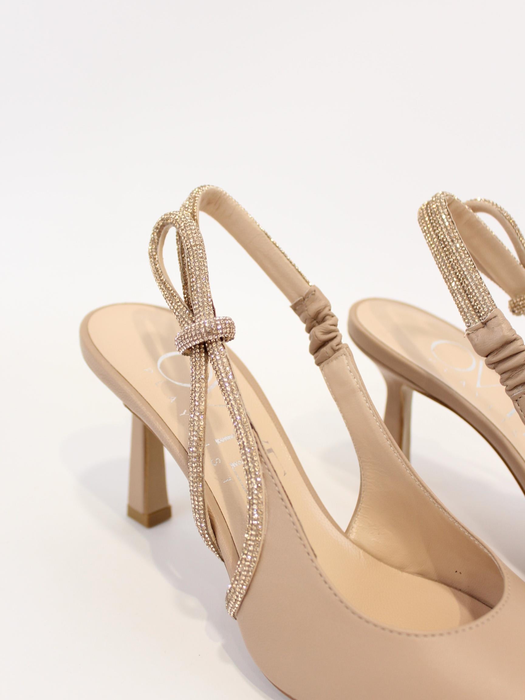 Sandalo con applicazione EG1048 NUDE OVYE' 