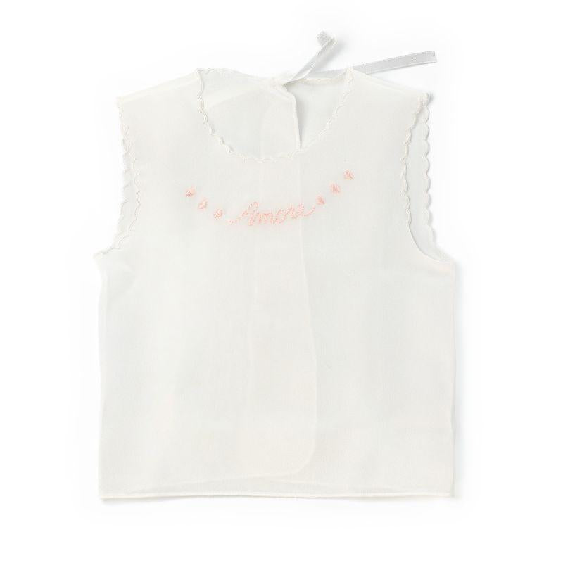 camicetta con ricamo C00949 PANNA/ROSA COCCODE' 