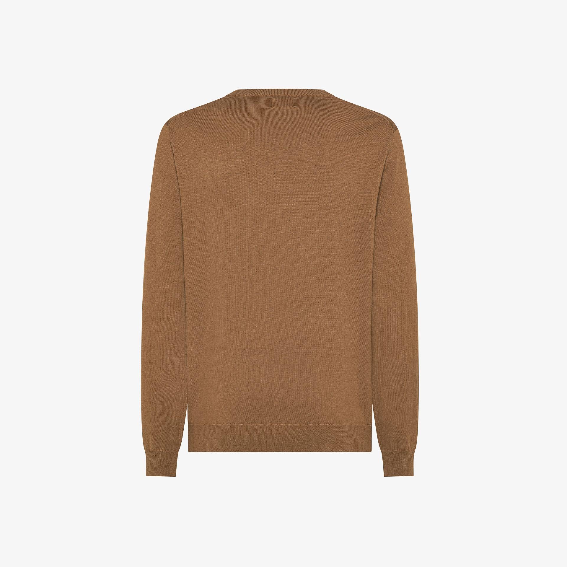 Maglione in lana e cotone a rombi K45150 1731 SUN68 