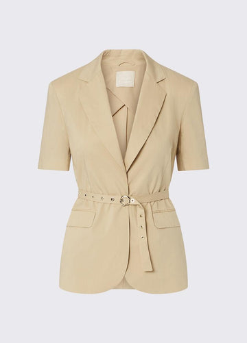 giacca blazer con cintura CA6279T297A P9574 LIU JO BLACK 