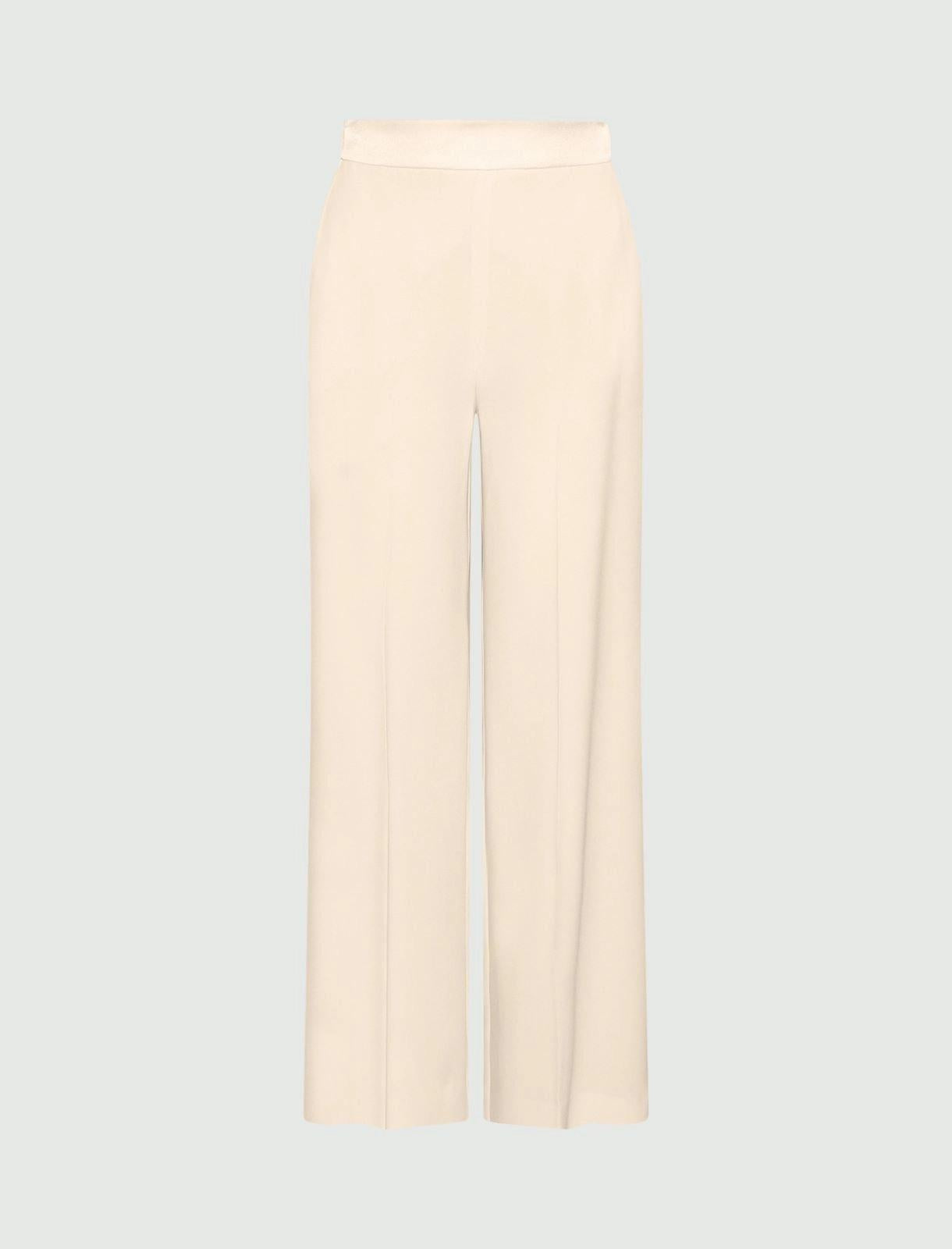 Pantalone ampio in envers satin MLLSTAMPA 001 MARella 