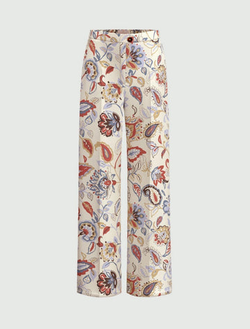 pantalone in twill stampato EMMBAOBAB 001 EMME MARELLA 