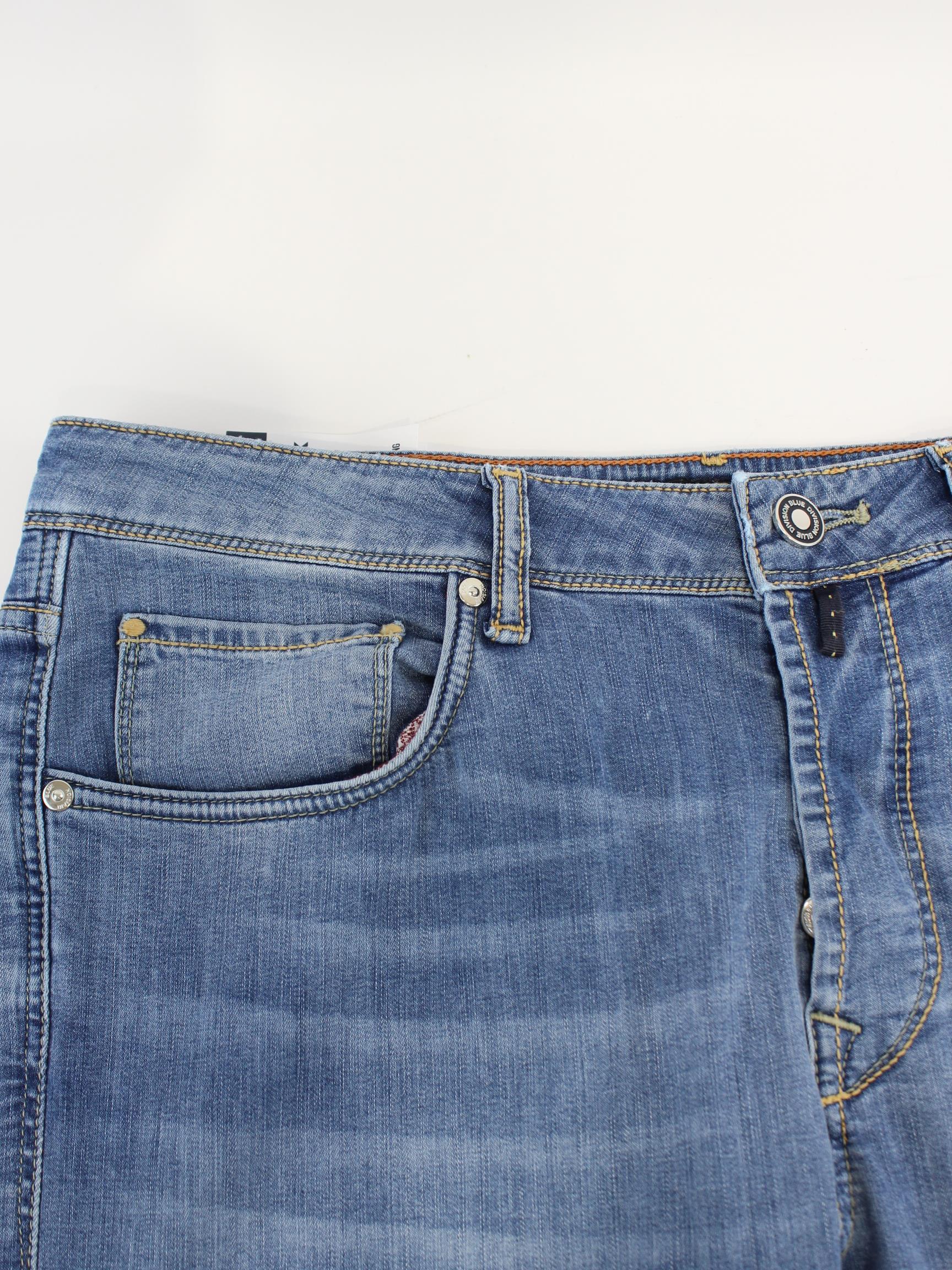 Jeans 5 tasche denim lavato BDPS0003 F17 003 INCOTEX 