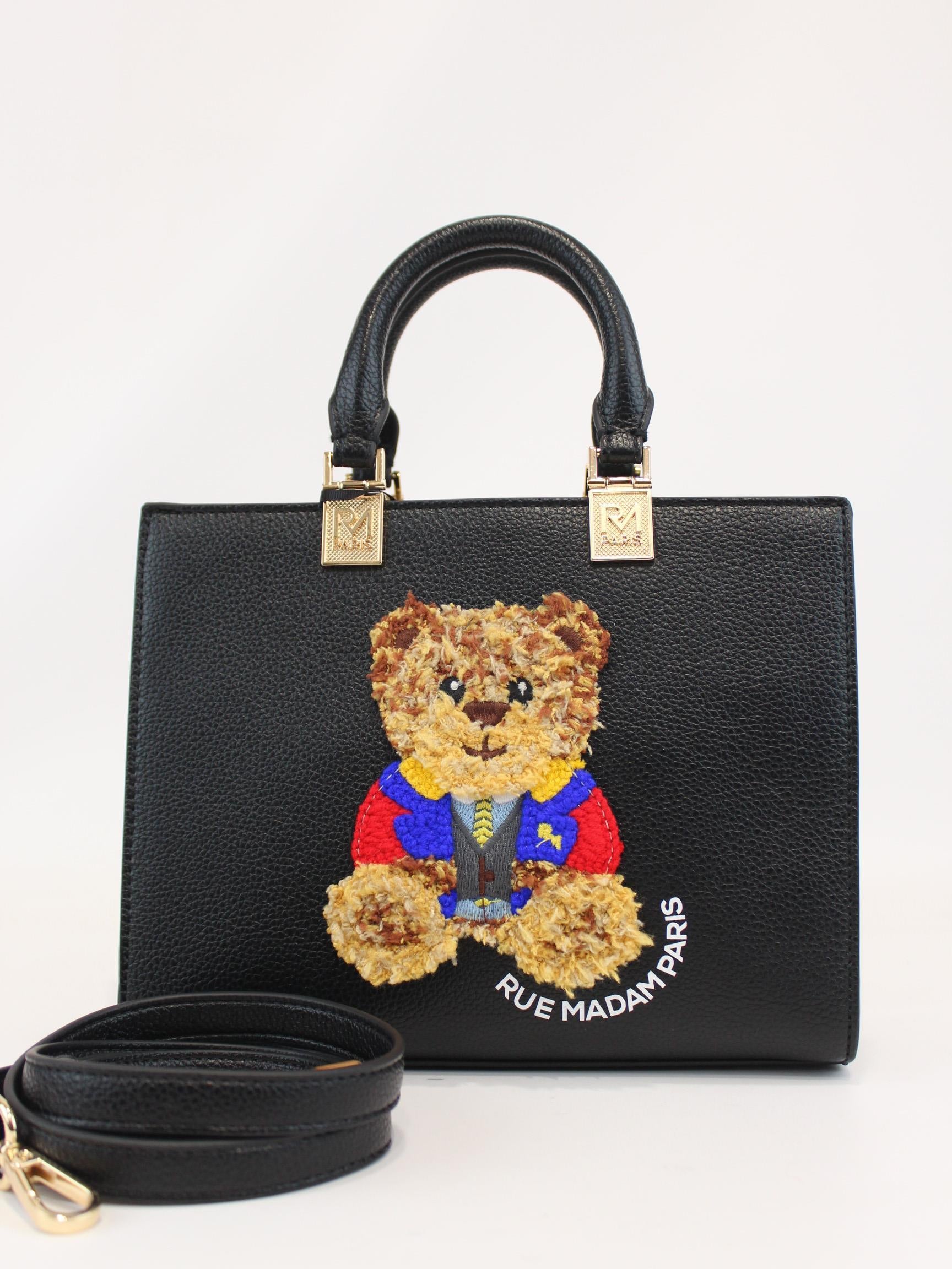 borsa marvin mini tote 1502 BLACK RUE MADAM PARIS 