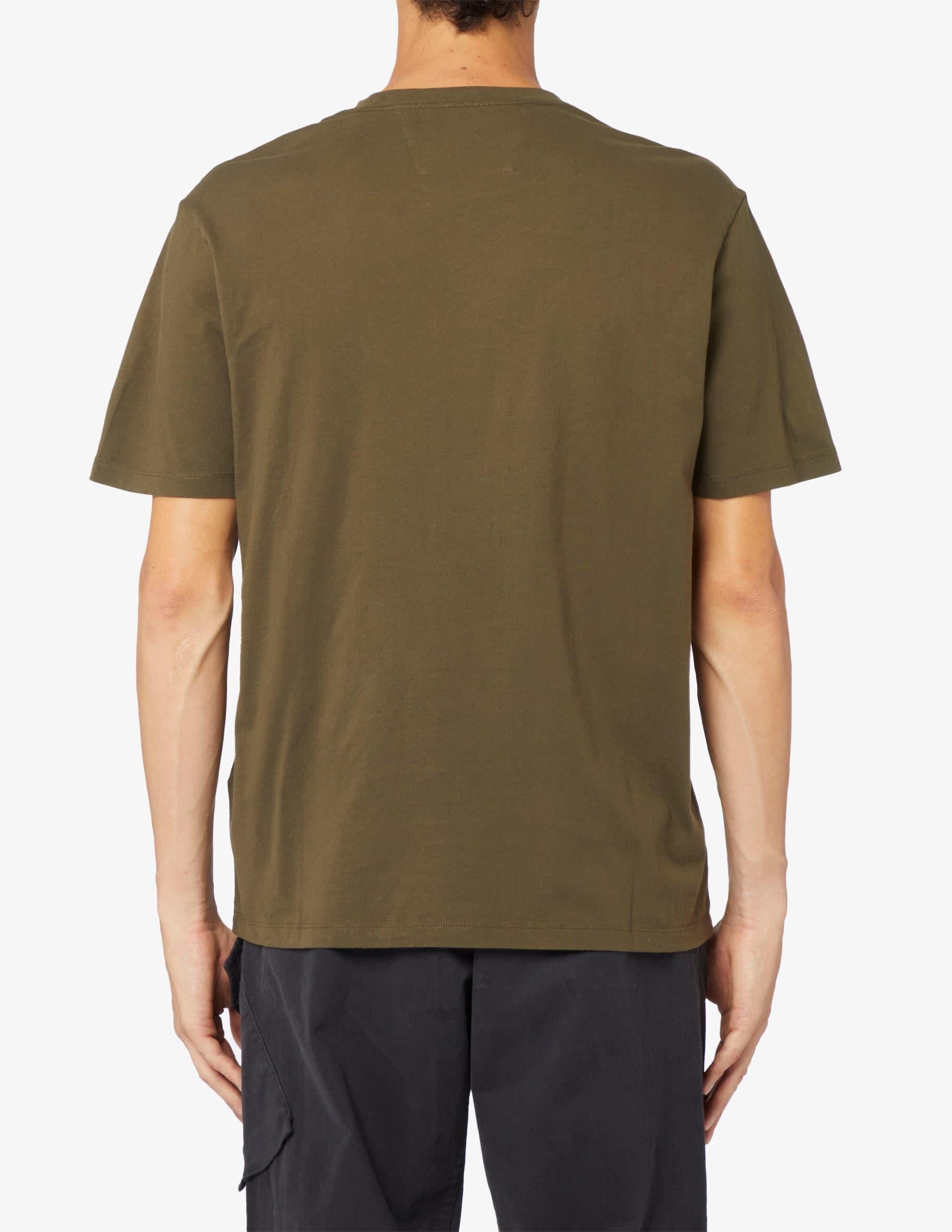 t-shirt con ricamo logo 17CMTS031A 005100W 683 CP COMPANY 