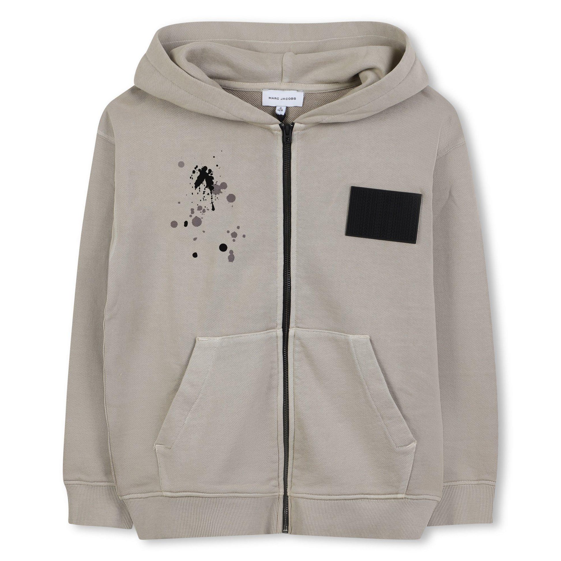felpa full zip con cappuccio W60629 26C MARC JACOBS KIDS 