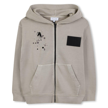 felpa full zip con cappuccio W60629 26C MARC JACOBS KIDS 