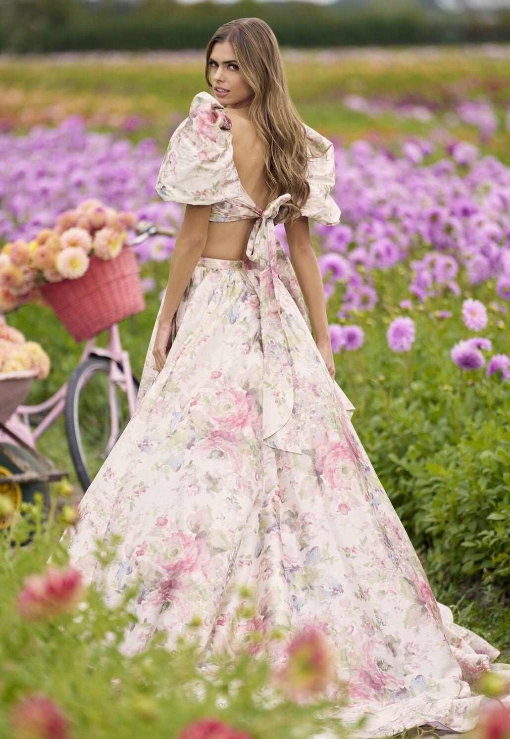 abito elegante due pezzi 56248 BLUSH SHERRI HILL 