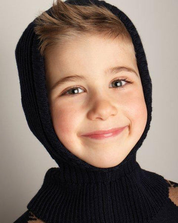 cappello balaclava 015219 BLU MAGLIFICIO DI VERONA 