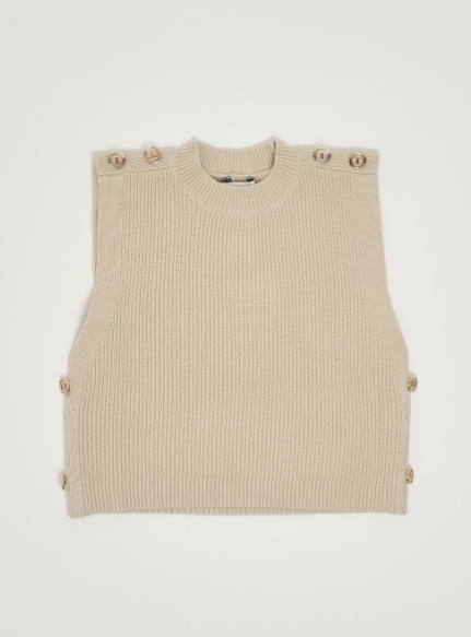 top cropped con bottoni 252GJ3062 10884 TWINSET GIRL 