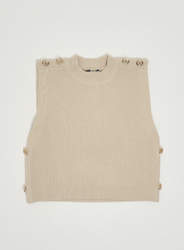 top cropped con bottoni 252GJ3062 10884 TWINSET GIRL 