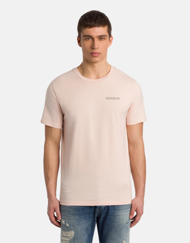 t-shirt con logo petto US198JF0309UML6 511 DONDUP 