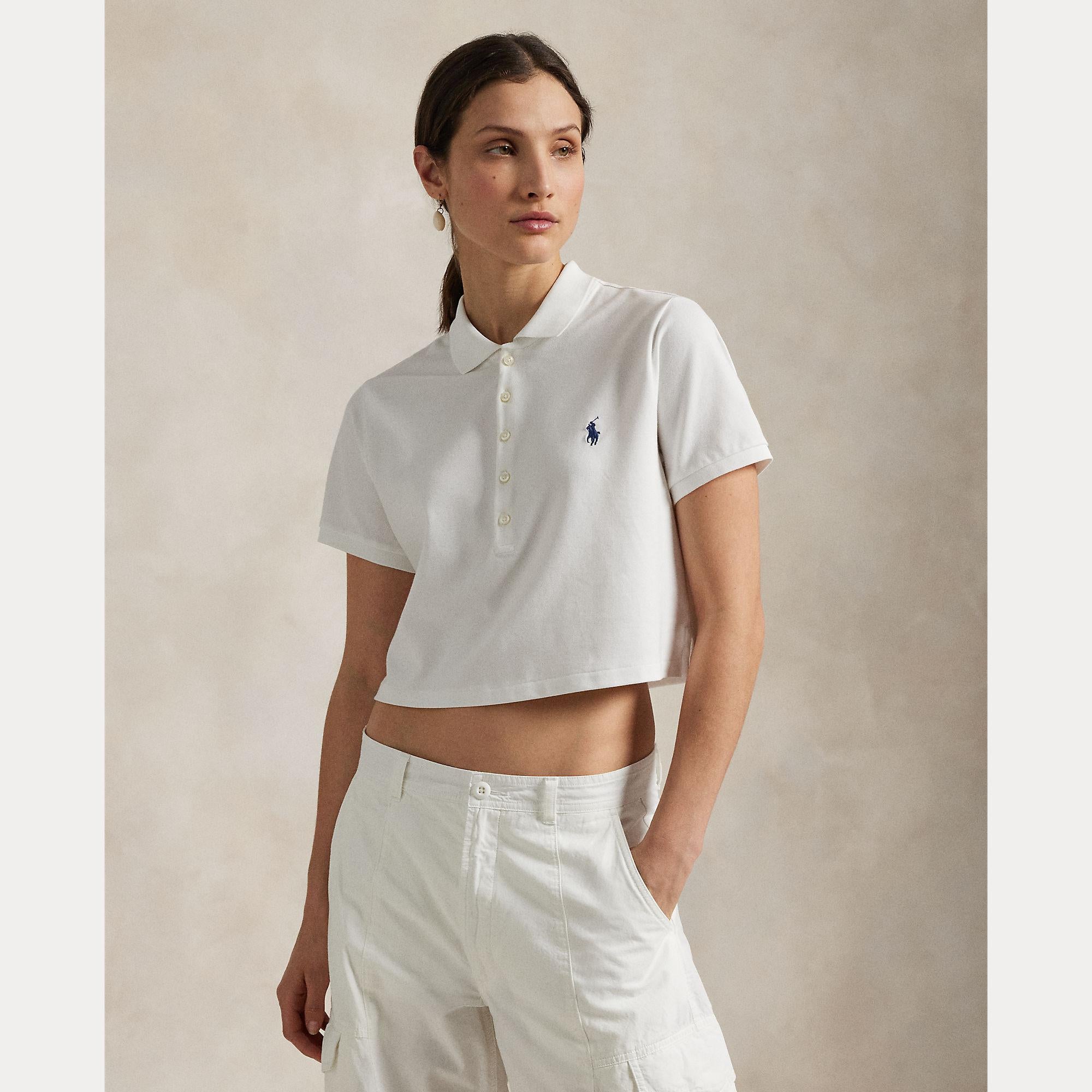 polo cropped cavallino 211-965104 001 RALPH LAUREN POLO 