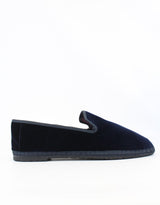 FLABELUS scarpa bassa in velluto blu Navy