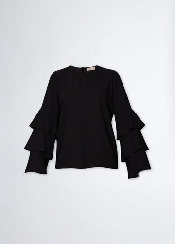 blusa in crepe WF4481T0347 22222 liU JO 