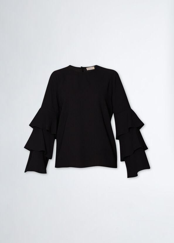 blusa in crepe WF4481T0347 22222 liU JO 