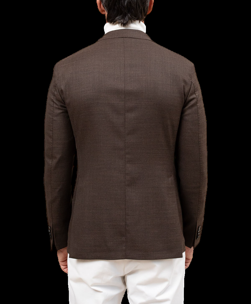 blazer monopetto in lana vergine 2684 52533 02 LUIGI BIANCHI MANTOVA 