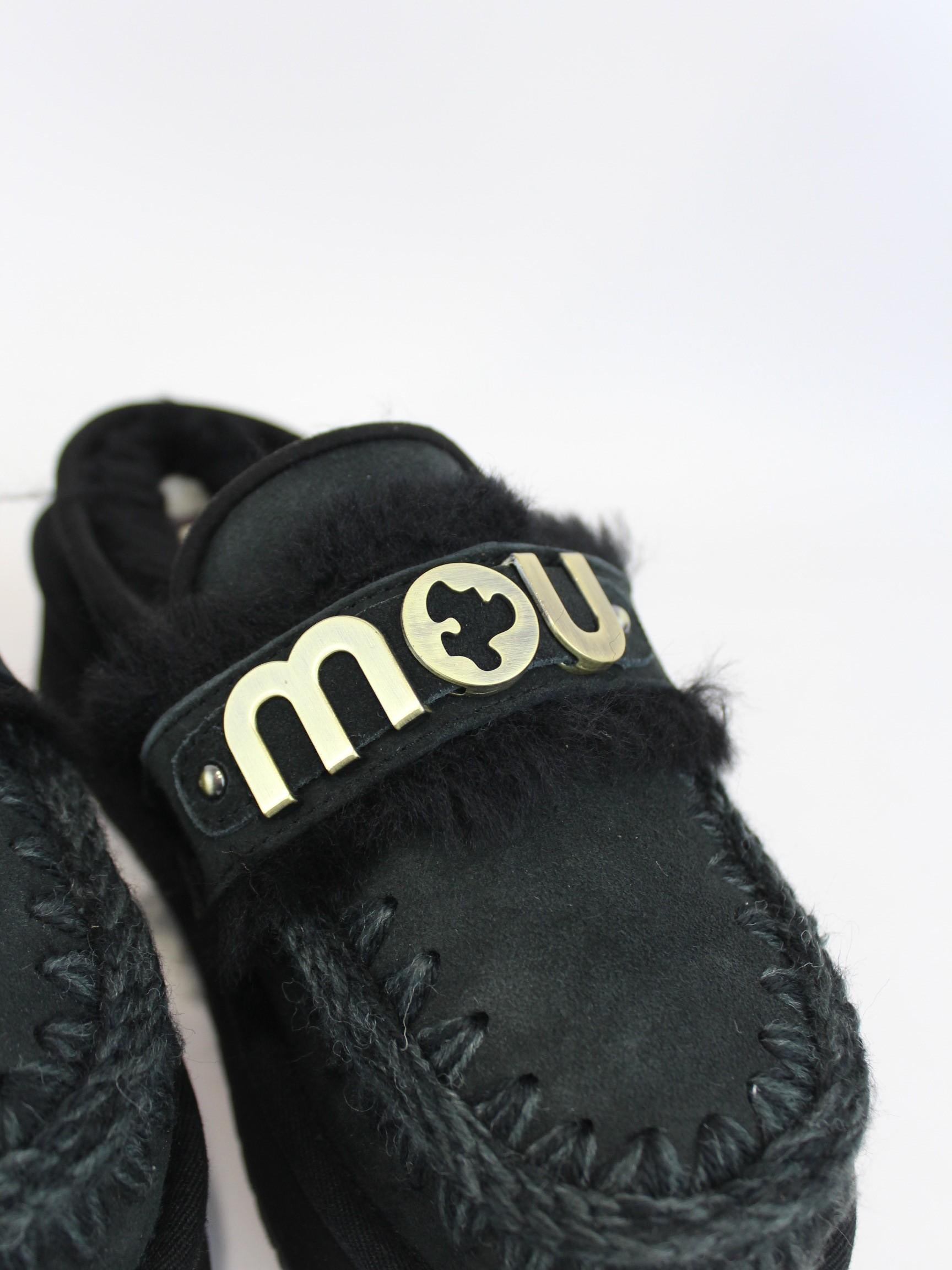 zoccoli eskimo MU.FW681006A BKBK MOU 