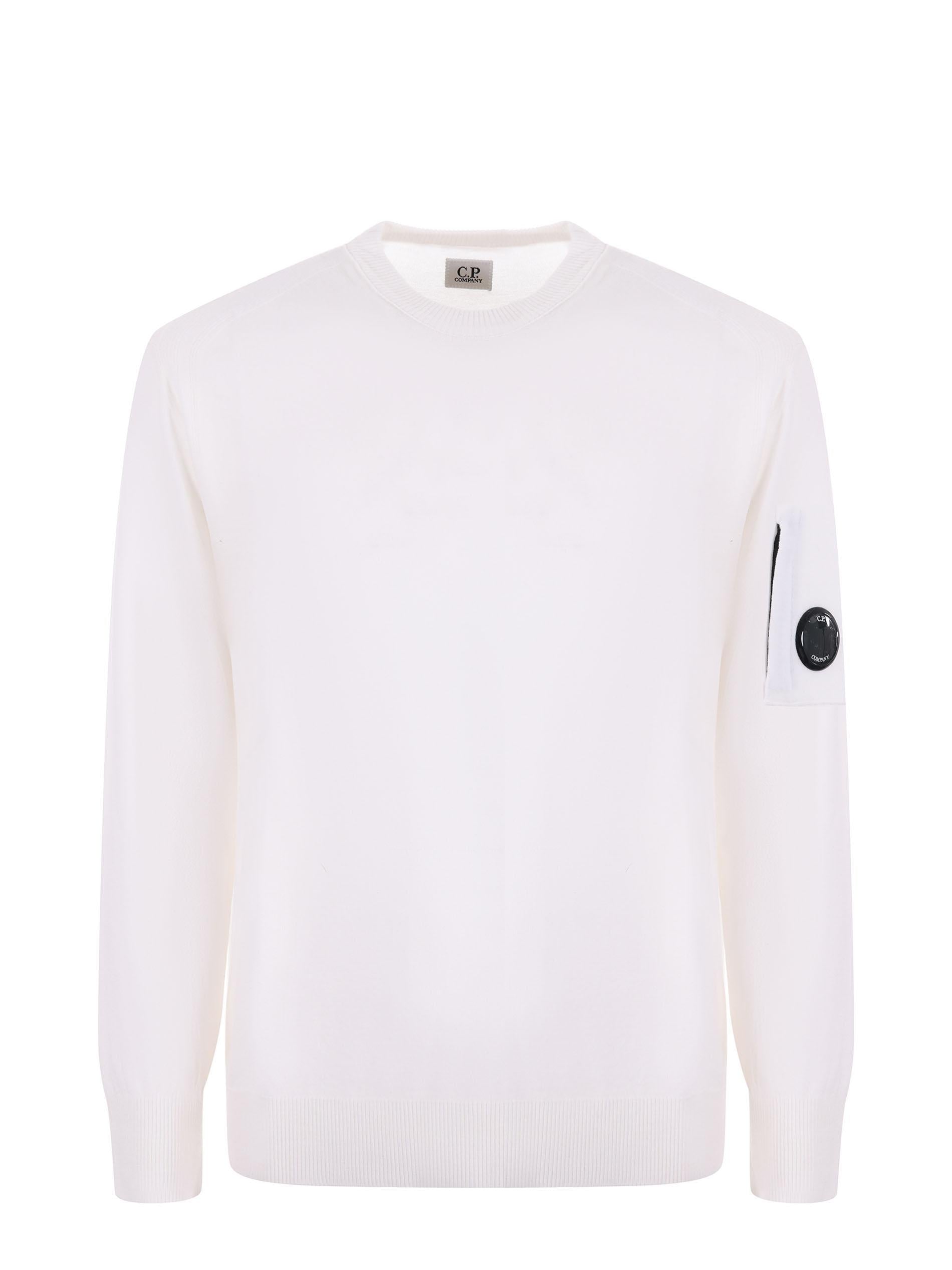 maglia extra fine in lana marino 19CMKN037A 005528A 103 CP COMPANY 