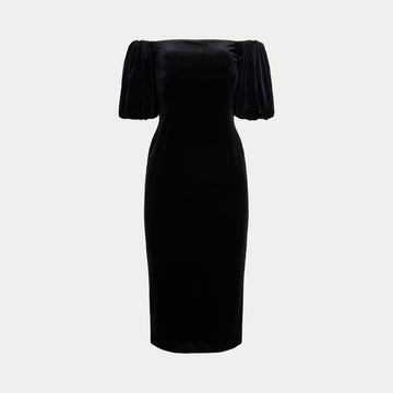 abito con maniche a bolla 253-P03431 001 LAUREN RALPH LAUREN 